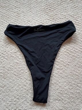 Four Three Seven High Cut Black Bikini Bottom